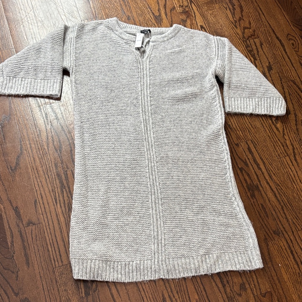 J. Crew Light Gray Women's Extra Long Cardigan
